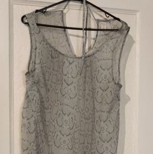 Old Navy women's tank top snakeskin design